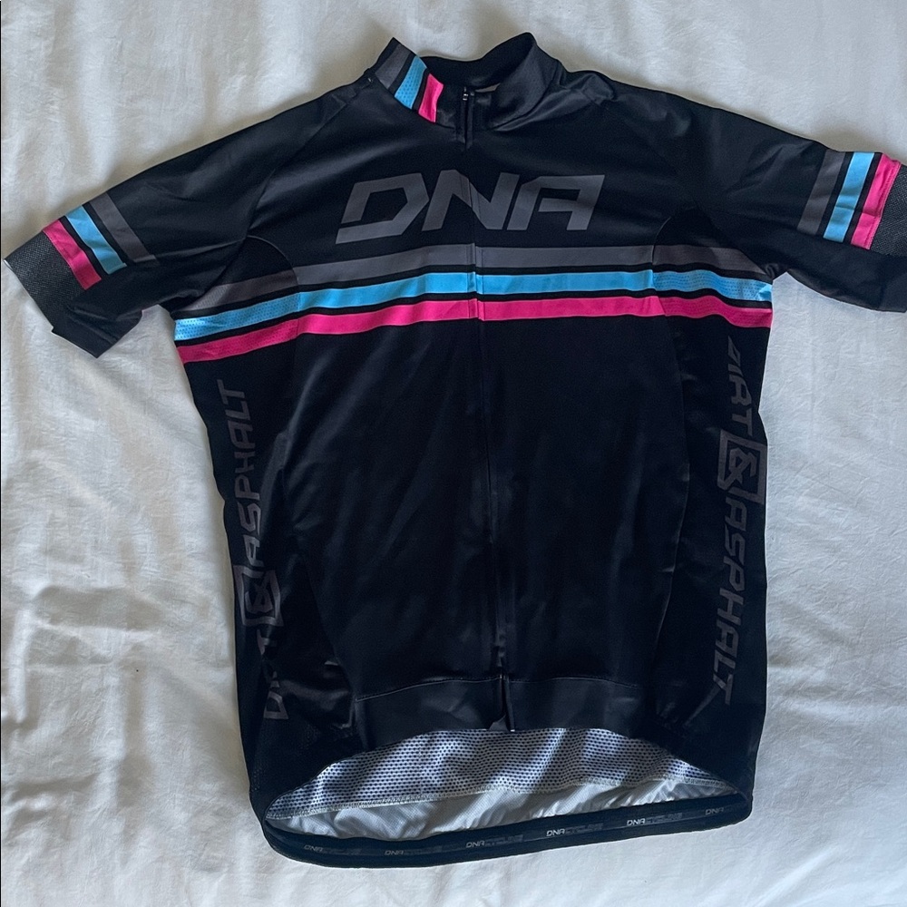 DNA Men’s black Cycling Jersey